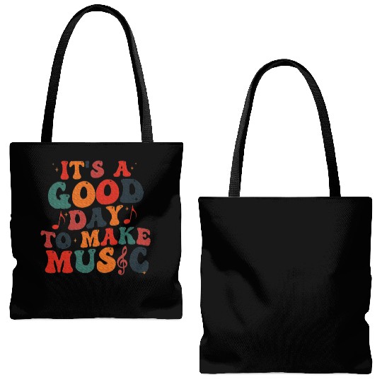 It's A Good Day To Make Music Music Teacher Tote Bags (AOP)