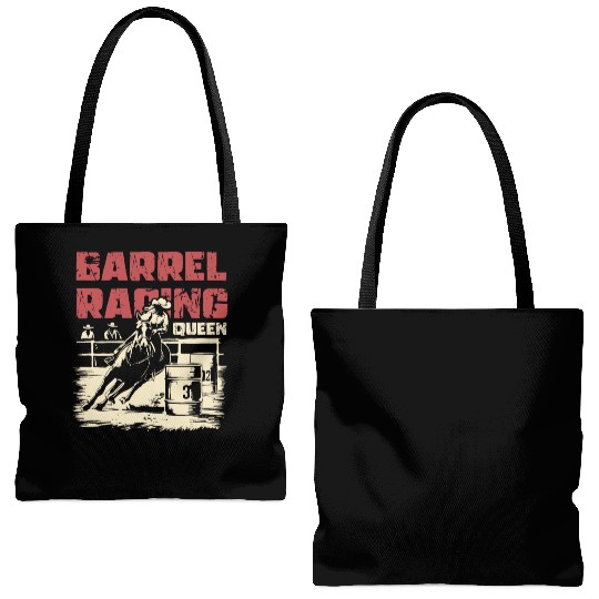 Barrel Racing Gifts Tote Bags (AOP)