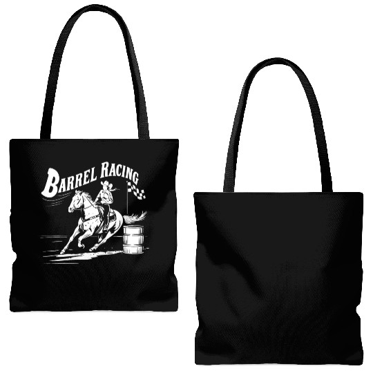 Barrel Racing Gifts Tote Bags (AOP)
