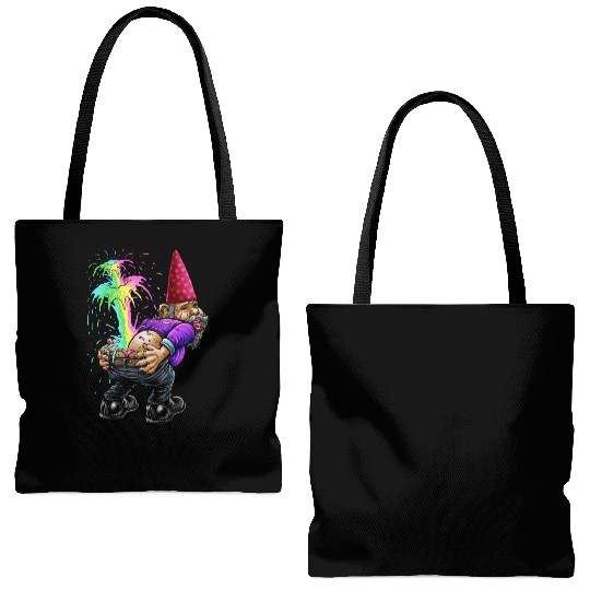 Lady Boy Gnome Tote Bags (AOP)