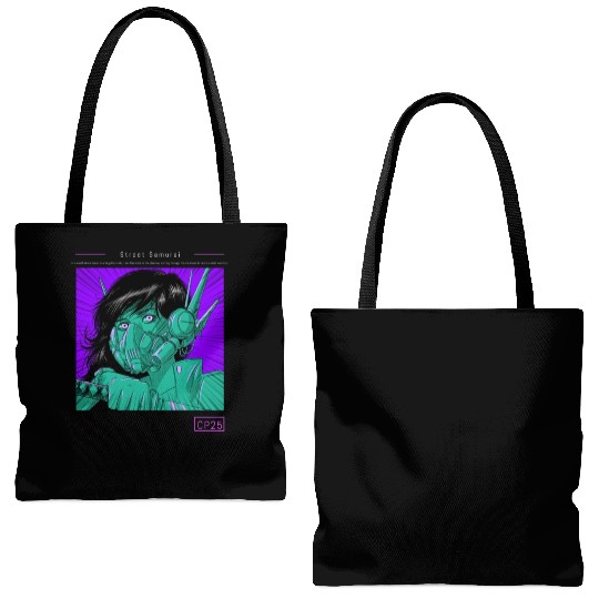 Street Samurai Tote Bags (AOP)