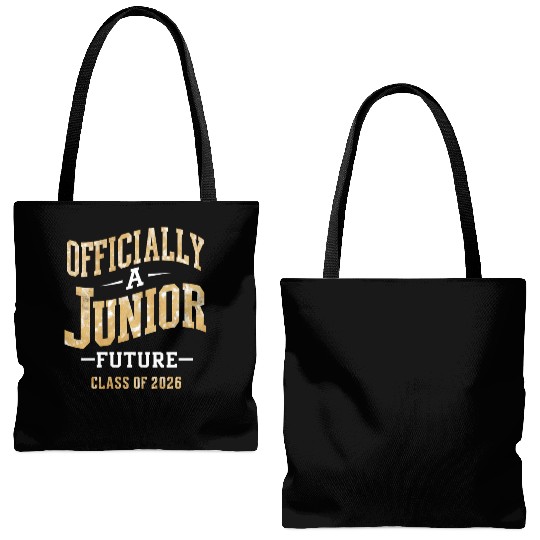 Officially A Junior Future Class of 2026 Tote Bags (AOP)