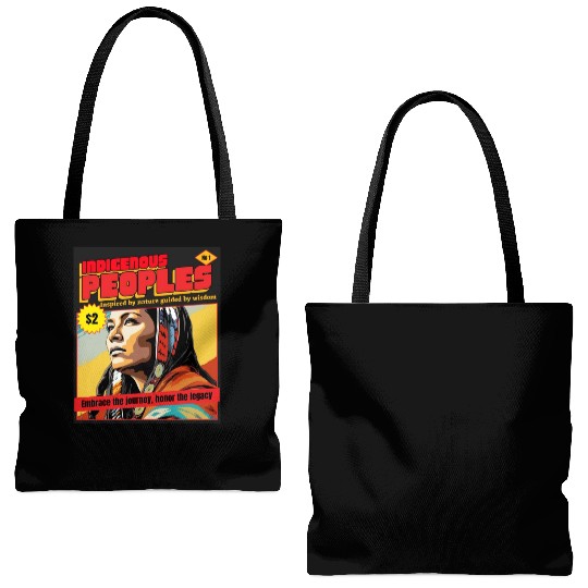 Indigenous Peoples Embrace The Journey Tote Bags (AOP)