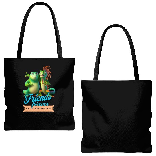 lizard friends Tote Bags (AOP)