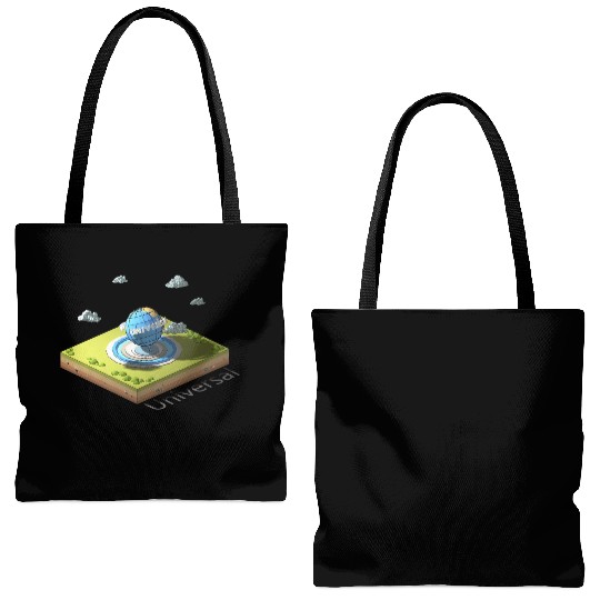 Geometric low poly Universal Studios Tote Bags (AOP)