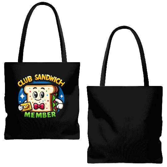 The Club Sandwich Member Tote Bags (AOP)