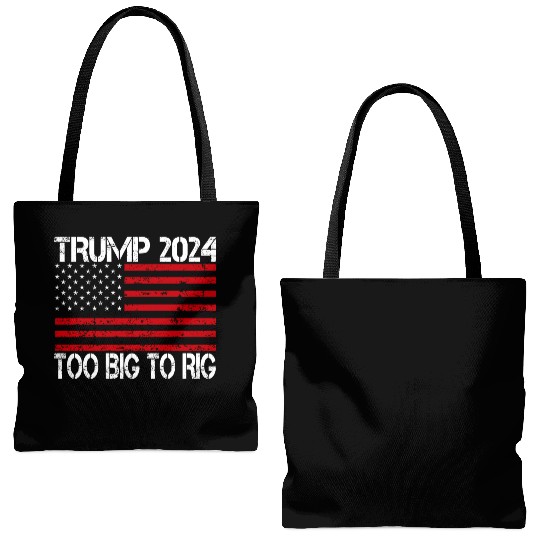 2024 Elections Too Big To Rig Tote Bags (AOP)