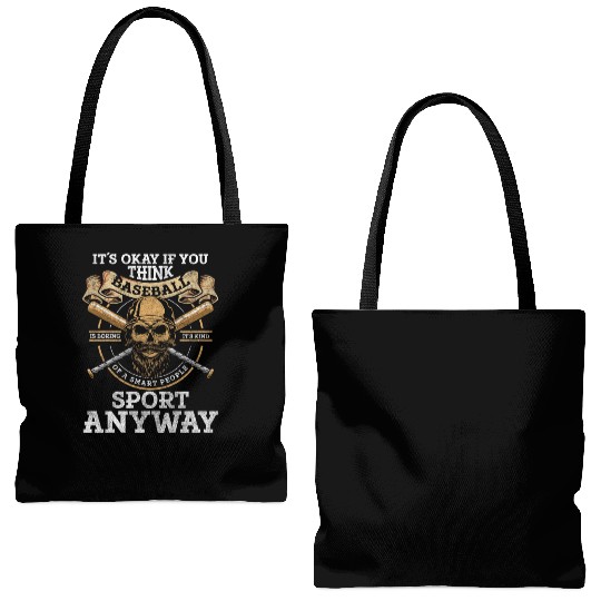 Sport Bat Coach Tote Bags (AOP)