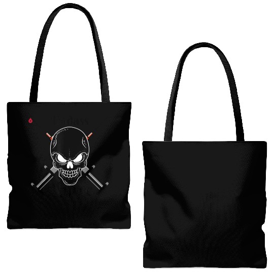 Badass Nurse Nursing student Tote Bags (AOP)