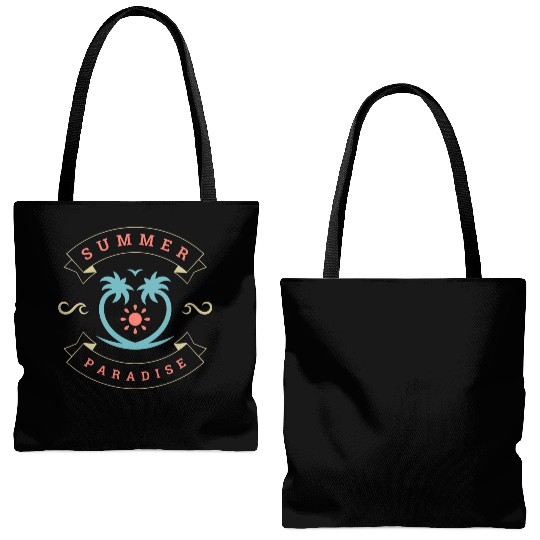 Summer Paradise Tote Bags (AOP) Design