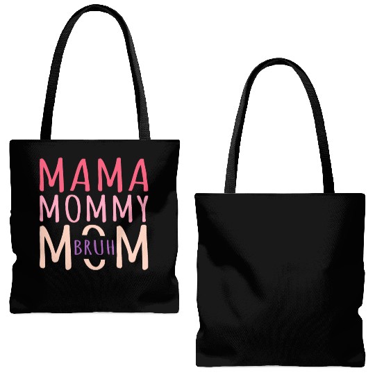 Mama Mommy Mom Bruh Mothers Day Tote Bags (AOP)