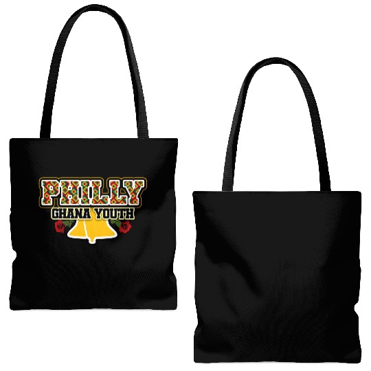 Philly Ghana Youth Bell Rose Tote Bags (AOP)