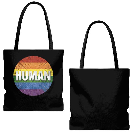LGBTQ Human Tote Bags (AOP)