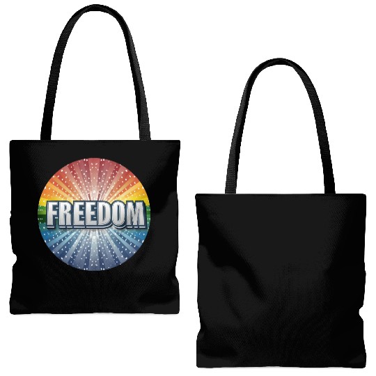 LGBTQ Freedom Tote Bags (AOP)