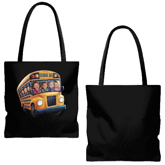 School Bus Adventures Tote Bags (AOP)