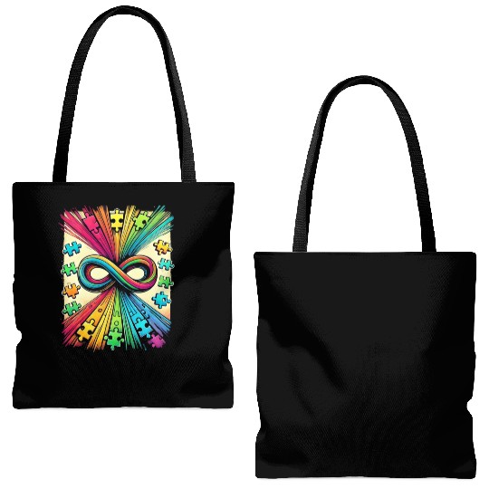 Spectrum Explosion Tote Bags (AOP)