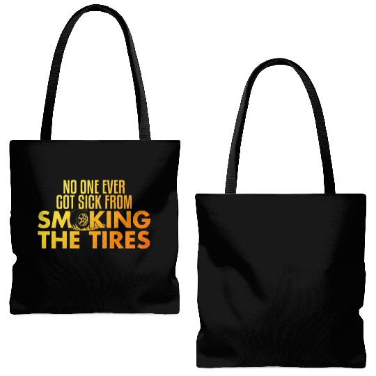 Drag Racing Art Auto Race Car Lover Dragster Tote Bags (AOP)