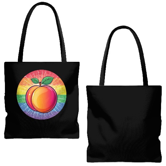 LGBTQ Peach Tote Bags (AOP)