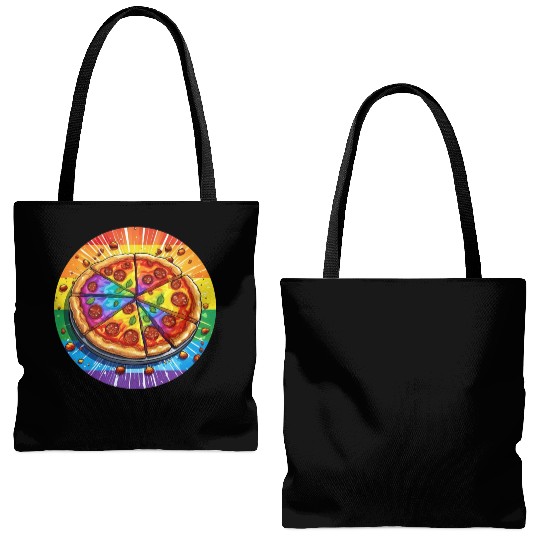 LGBTQ Pizza Tote Bags (AOP)
