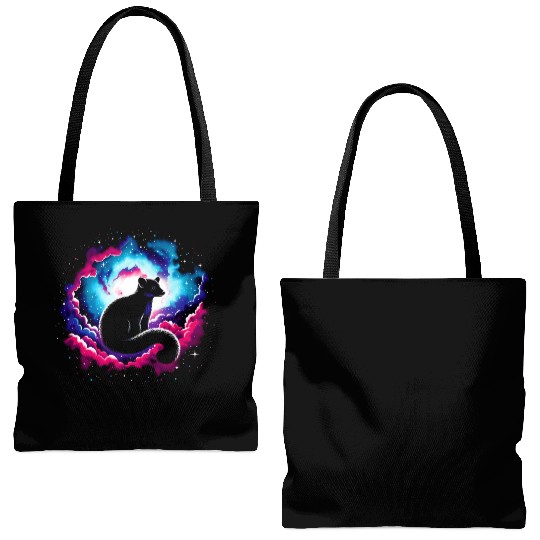 Cool Platypus Galaxy Space Art Tote Bags (AOP)