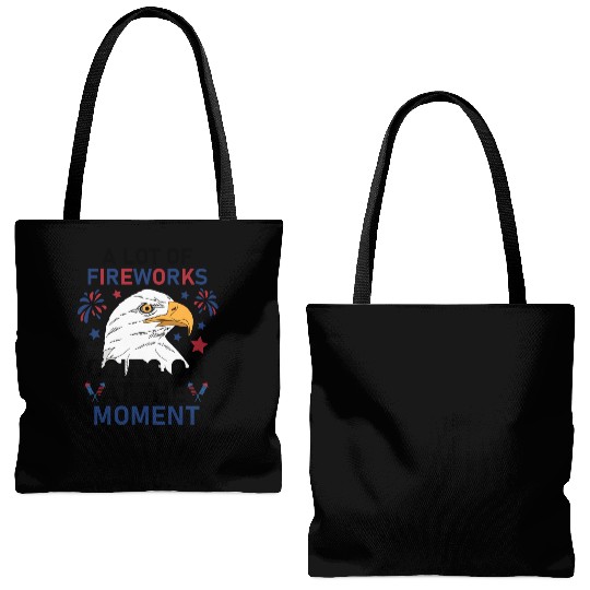 Funny 4Th Of July 2025 A Lot of Fireworks Going on Tote Bags (AOP)