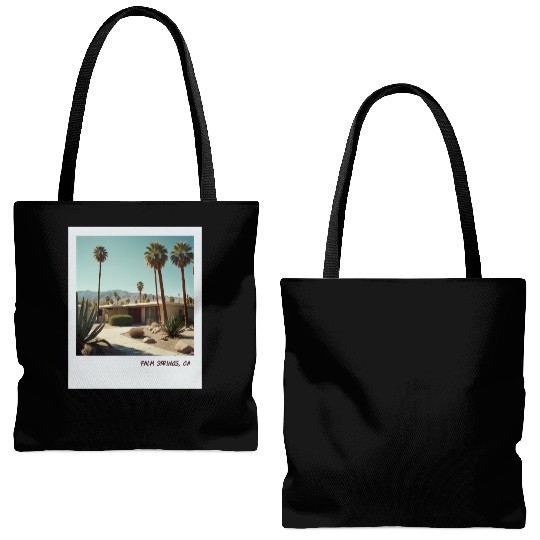 Mono Enterprises "Travels" Palm Springs #1 Tote Bags (AOP)