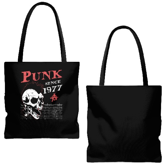 Punk Since 1977, Punks Not Dead, 47 Years Old and Tote Bags (AOP)