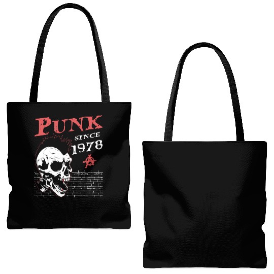 Punk Since 1978, Punks Not Dead, 46 Years Old and Tote Bags (AOP)