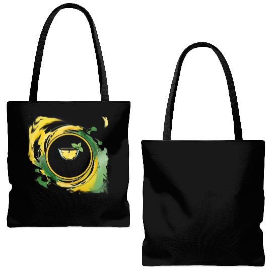 Lemonade in a Glass Tote Bags (AOP)