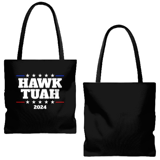 Hawk Tuah 2024 Elect Hawk Tuah Tote Bags (AOP)