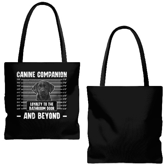 Labrador Owner Canine Companion Loyality Funny Tote Bags (AOP)