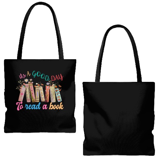 Book Lover It's a Good Day to Read a book Teacher Tote Bags (AOP)