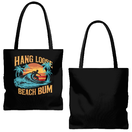 Hang Loose, Beach B Tote Bags (AOP)