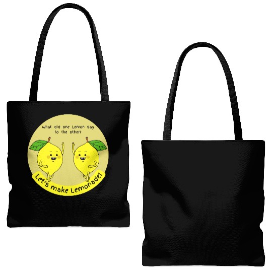 let us make lemonade Tote Bags (AOP)