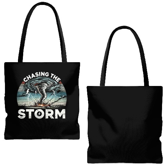 Tornado Chasing Adventures: Embrace Nature's Fury Tote Bags (AOP)