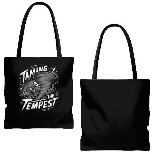 Tornado Chasing Adventures: Embrace Nature's Fury Tote Bags (AOP)