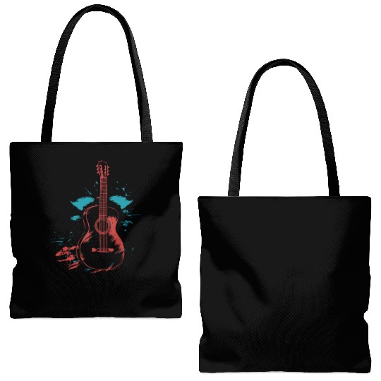 Acoustic Guitar Tote Bags (AOP)