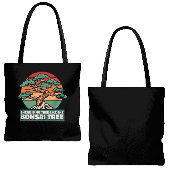 No Tree Like The Bonsai Tree Indoor Bonsai Tote Bags (AOP)