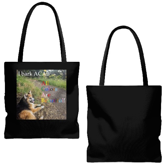 I bark ACAB Tote Bags (AOP)