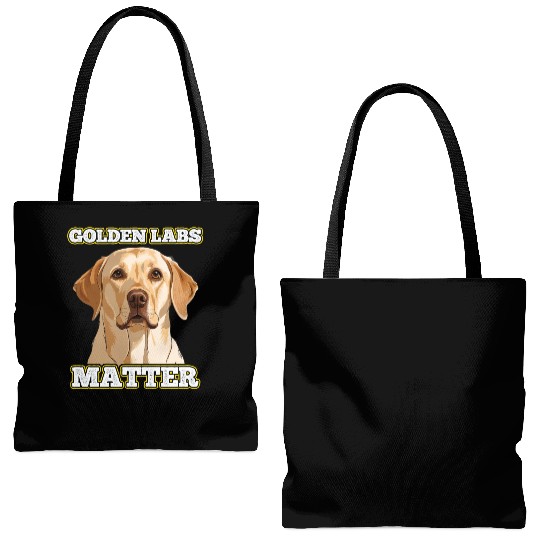 Golden Labrador GOLDEN LABS MATTER Labrador Tote Bags (AOP)