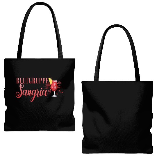 Cocktail Bartender Blutgruppe Sangria Tote Bags (AOP)
