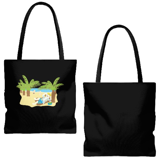 summer the sea Tote Bags (AOP)