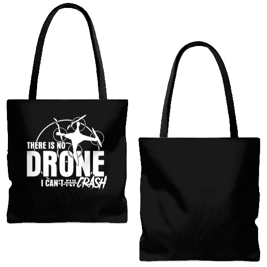 Drone Crash Quadrocopter FPV Drones Tote Bags (AOP)