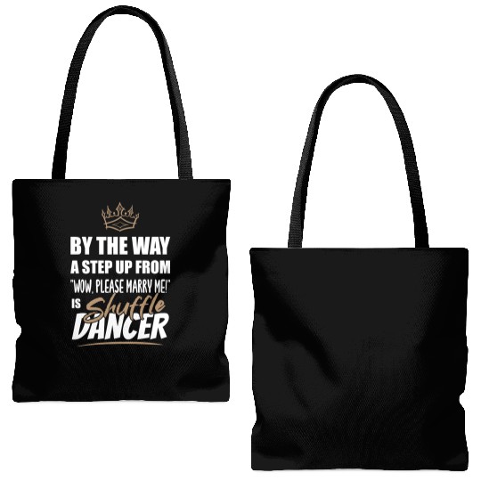 Shuffle Dancer / Dance Teacher is the best. Tote Bags (AOP)