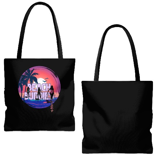 Summer Beach Buddies Tote Bags (AOP)