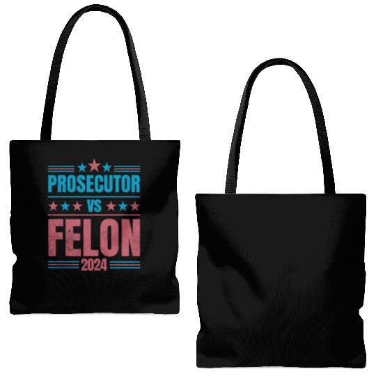Prosecutor vs Felon Funny Tote Bags (AOP)