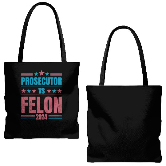 Prosecutor vs Felon Funny Tote Bags (AOP)