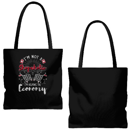 Shopping Queen Purchase Girlfriend Tote Bags (AOP)
