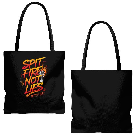 Epic Lyrical Battle of the Titans: Hip Hop Rap Tote Bags (AOP)