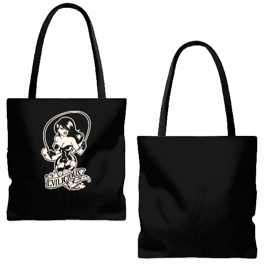 Evil Mistress Dominatrix LIKE US ON FACEBOOK # Tote Bags (AOP)